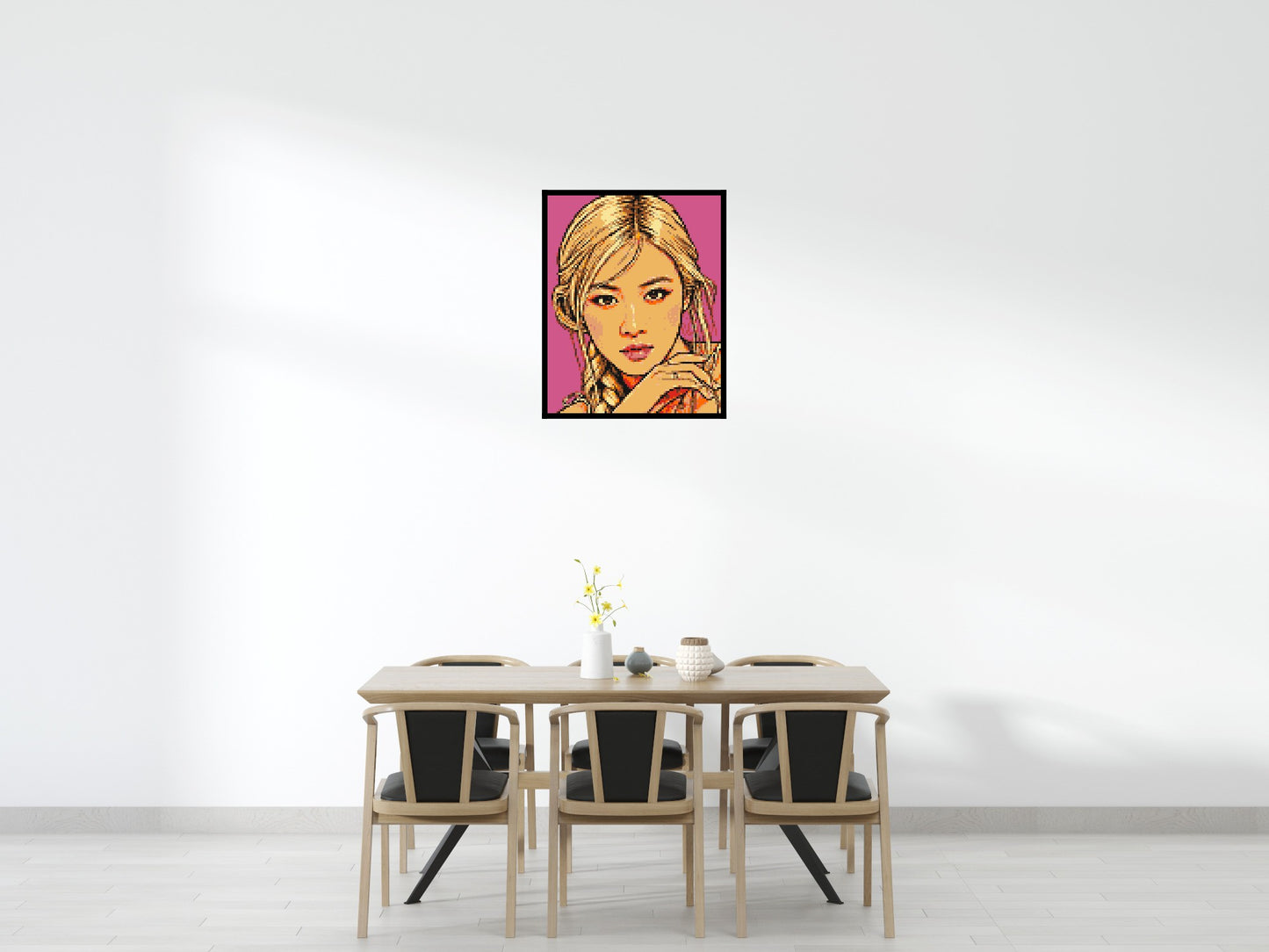 Rosé of BLACKPINK Comic Pop Art - Brick Art Mosaic Kit 4x5 large