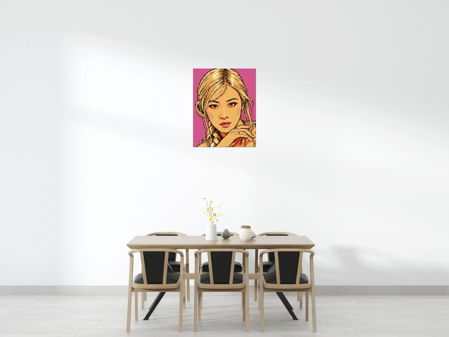 Rosé of BLACKPINK Comic Pop Art - Brick Art Mosaic Kit 4x5 large