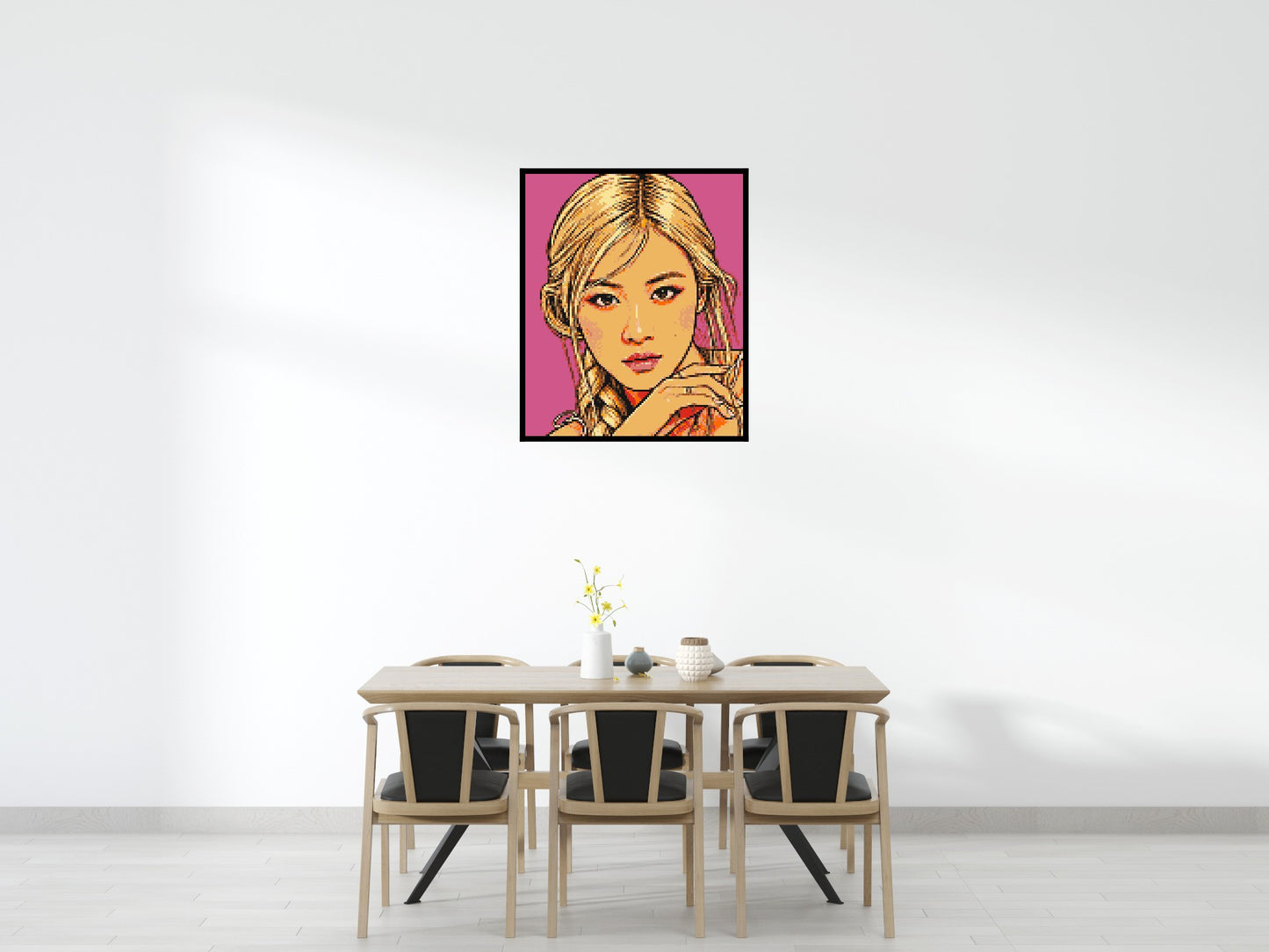 Rosé of BLACKPINK Comic Pop Art - Brick Art Mosaic Kit 5x6 large