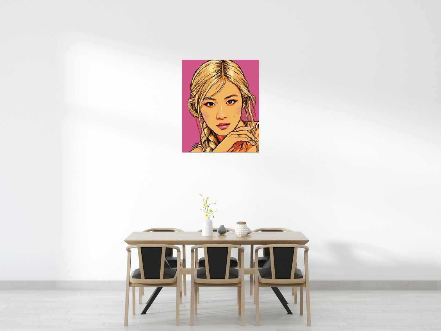 Rosé of BLACKPINK Comic Pop Art - Brick Art Mosaic Kit 5x6 large