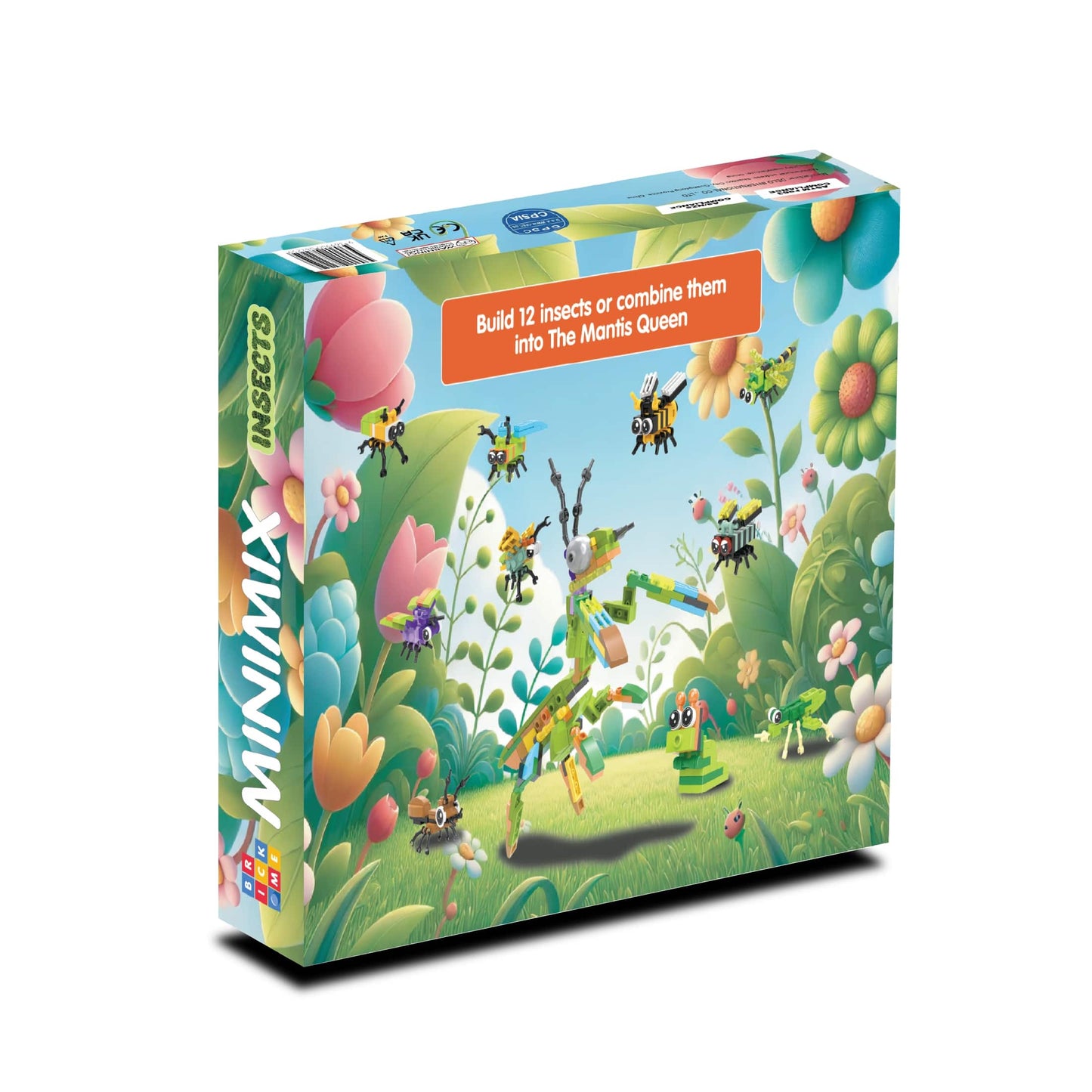 MiniMix: Insects | 12-in-1 + Mantis Queen Combo (324 pcs)