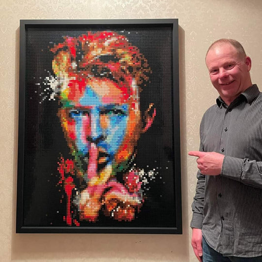 Personalized Brick Mosaic | Custom Mosaic Maker | LEGO-compatible Art