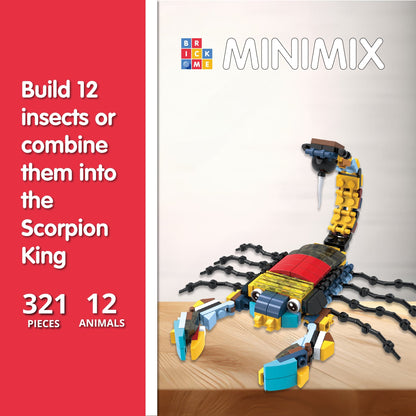 MiniMix: Wild Bugs | 12-in-1 + Scorpion King Combo (321 pcs)