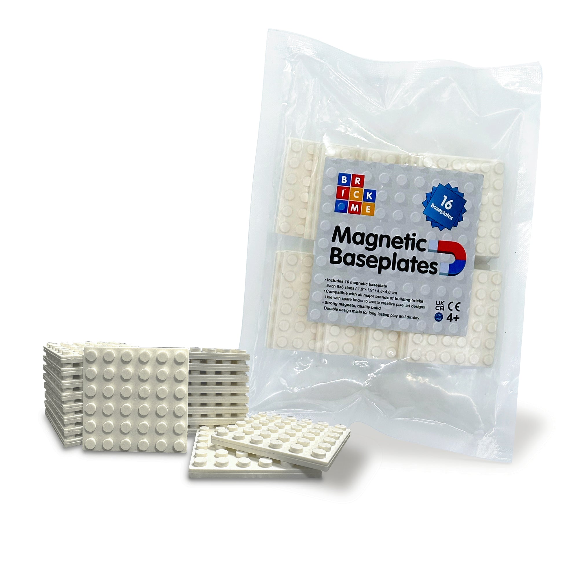 Magnetic Baseplates (pack of 16) – Brick Me