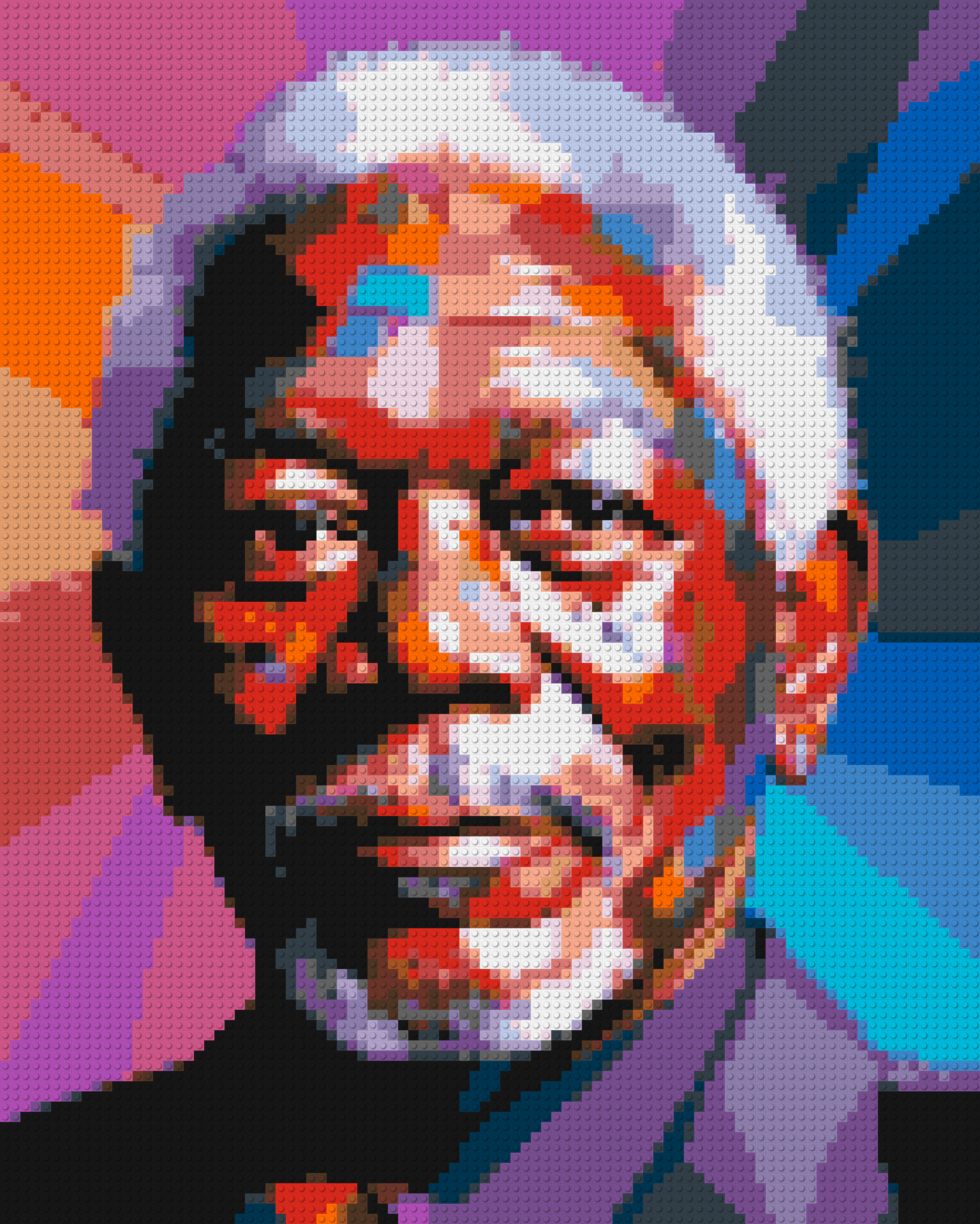 Morgan Freeman - Brick Art Mosaic Kit