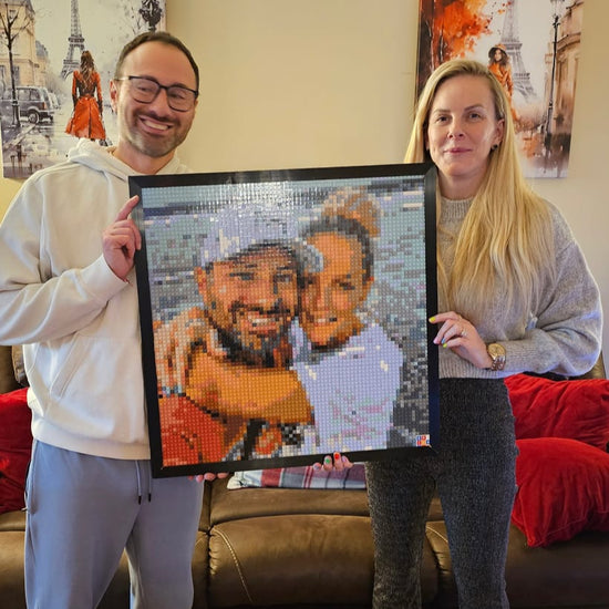 Personalized Brick Mosaic | Custom LEGO Art Style | Image to Bricks ...