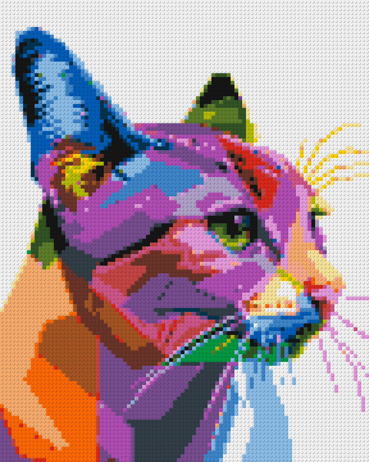 Cat #1 Colourful Pop Art - Brick Art Mosaic Kit