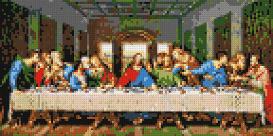 The Last Supper by Leonardo Da Vinci - Brick Art Mosaic Kit