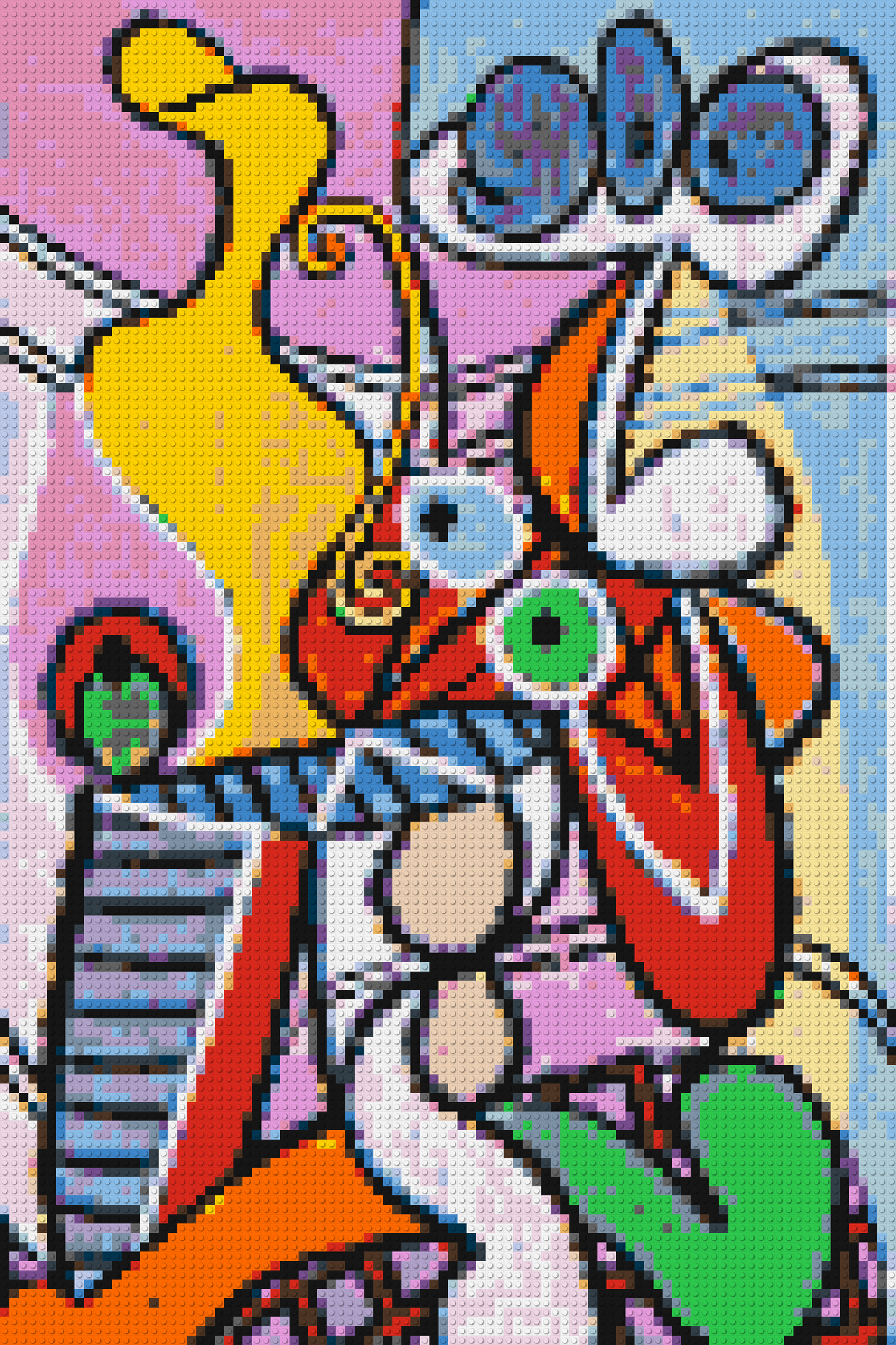 Great Still Life on a Pedestal by Pablo Picasso - Brick Art Mosaic Kit - Brick Art Mosaic Kit