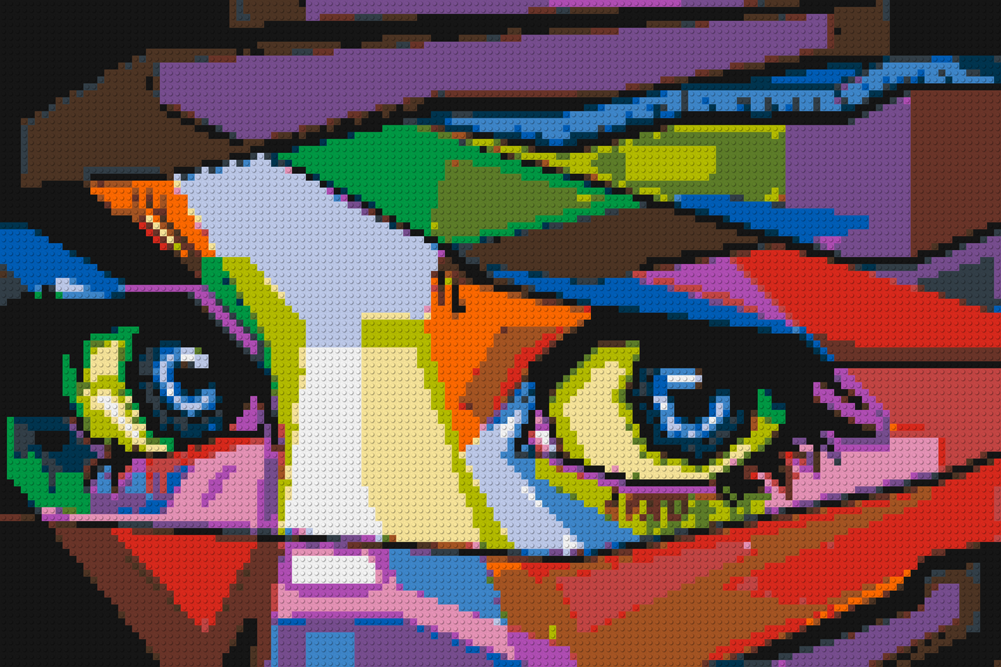 Colourful Gaze - Brick Art Mosaic Kit