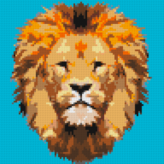 Lion King Pop Art - Brick Art Mosaic Kit