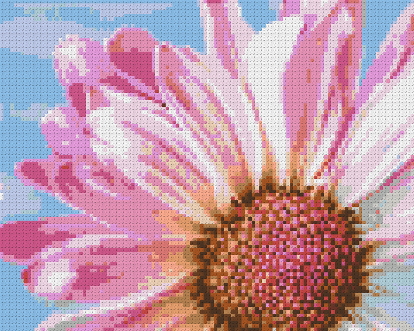 Pink Daisy - Brick Art Mosaic Kit