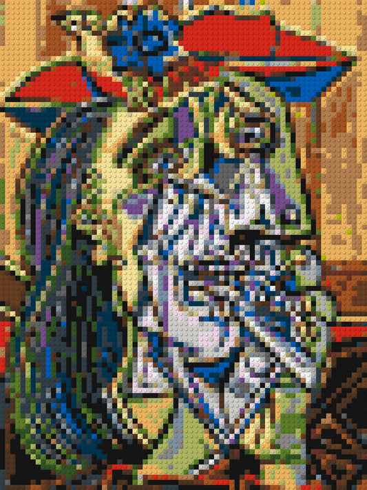 Weeping Woman by Pablo Picasso - Brick Art Mosaic Kit