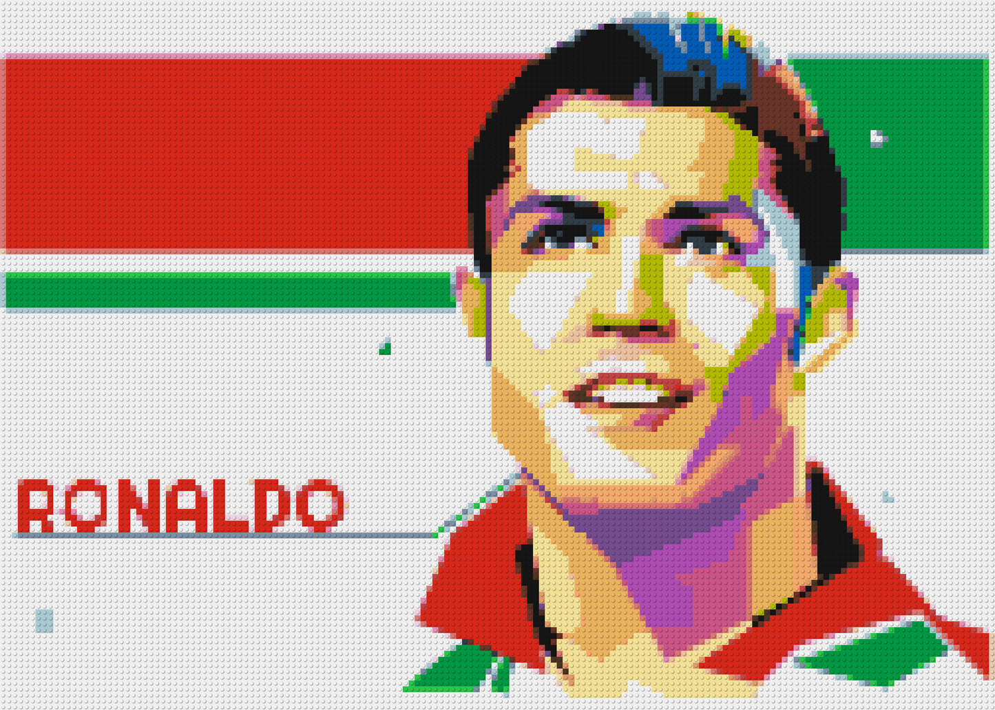 Ronaldo - Brick Art Mosaic Kit